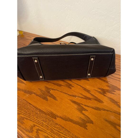 Dooney & Bourke black pebbled, leather bucket bag - Picture 10 of 10